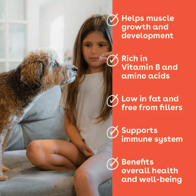 Urbanpluse Delicious Chicken Flavor Freeze-Dried Patties Dry Dog & Cat Snack, 2.83OZ Low Fat Low Allergen High Protein Natural Ingredients USA Made, Perfect for Training Topper or Snack