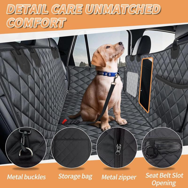Nw 11Lbs Back Seat Extender for Dogs, Dog Car Seat Cover for Backseat Hard Bottom 100% Waterproof Dog Hammock for Car Suvs Truck