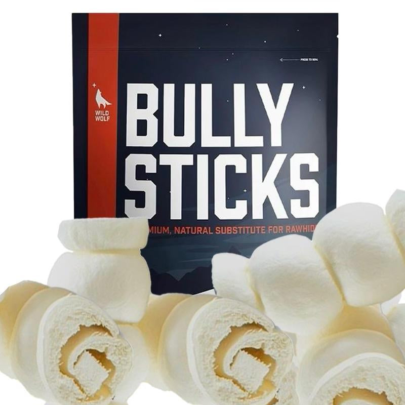 5-6” Beef Collagen Cheek Rolls (5 Pack) 100% Natural and Extra-Thick - Single-Ingredient - Long-Lasting for Big Dogs and Aggressive Chewers