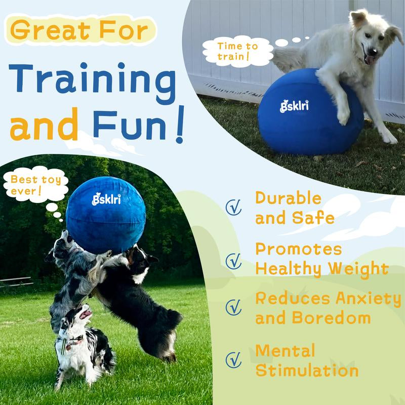 Big Size Herding Ball Interactive Dog Toy for Australian Shepherd, Cattle Dogs, Border Collie, Blue Heelers