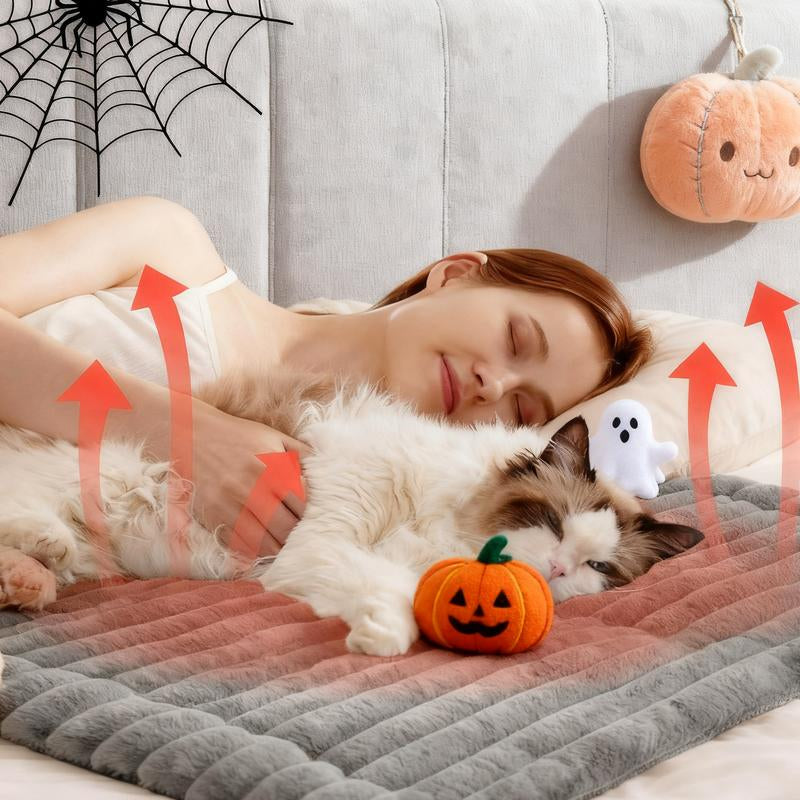 Bedsure Self Warming Pet Bed, Small Self Heating Pet Crate Pad, Thermal Extra Warm Mat Indoor & Outdoor, Non-Slip & Washable