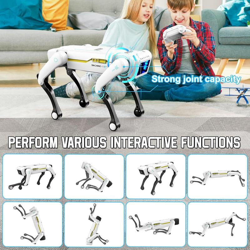 【Akeleo】Robot Dog, AI Smart Pet, Can Dance and Do Kung Fu, with App/Remote Control, Supports Motion Programming, an Ideal Gift for Children