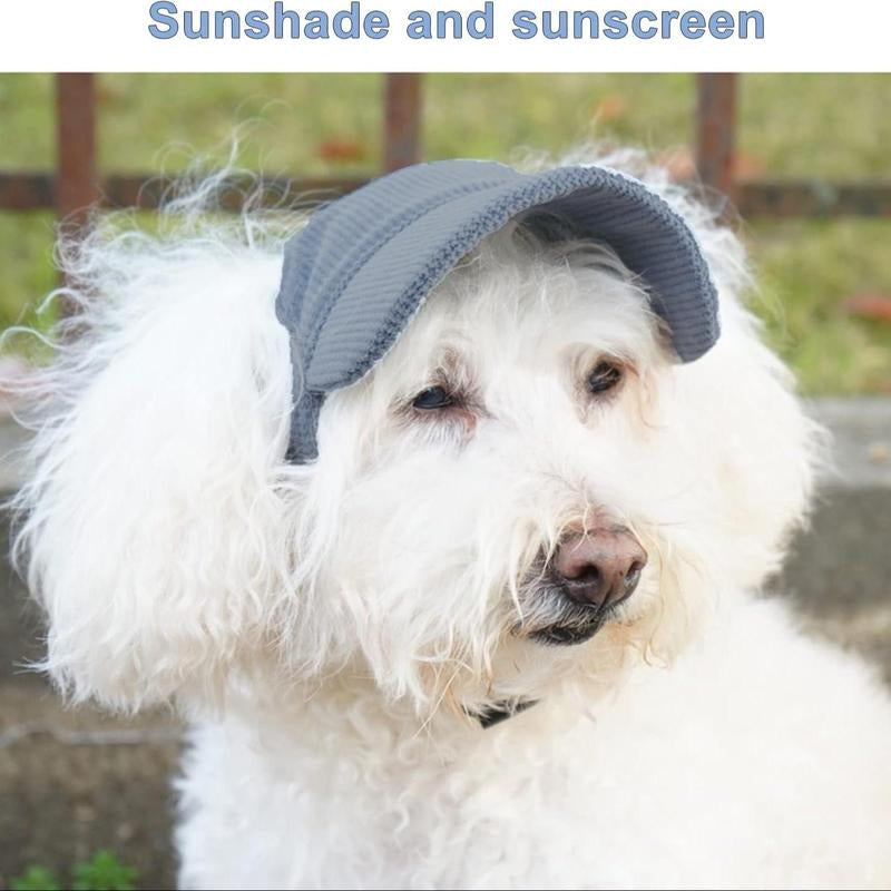 Pet Baseball Cap, Outdoor Sun Protection Pet Hat, Breathable Pet Headwear for Small Medium Large Dogs & Cats, Pet Supplies