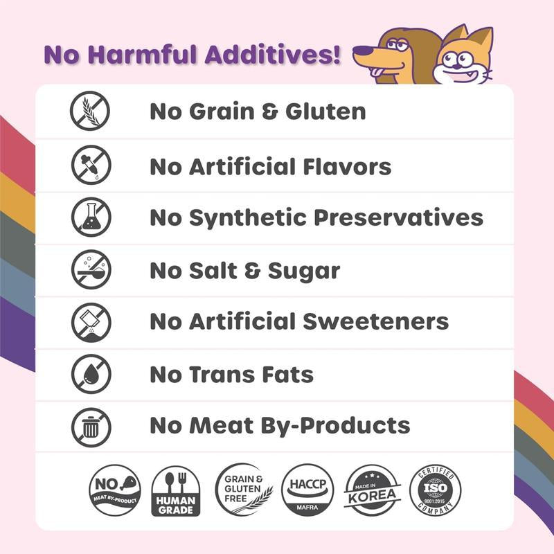 Nutritious Cat Treats, Grain-Free, Lickable, Squeezable Creamy Cat Treat/Topper, Variety Box, Periodic Pet Snacks