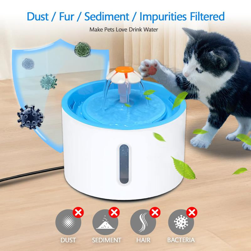 VAGAVA Springtok Pet Water Fountain, Ultra-Quiet, Automatic Pet Water Dispenser, Pet Water Bowl, Pet Accessories, Gift for Pet