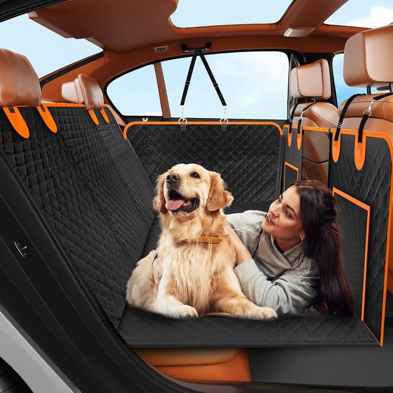 Nw 11Lbs Back Seat Extender for Dogs, Dog Car Seat Cover for Backseat Hard Bottom 100% Waterproof Dog Hammock for Car Suvs Truck