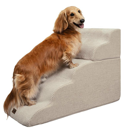 Made4Pets Dog Stairs and Ramp for Bed 3-5 Step Non-Slip Pet Stairs Suitable for High Bed Climbing Universal Design for Dogs and Cats Outdoorfun - Home