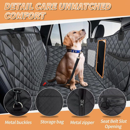 Nw 11Lbs Back Seat Extender for Dogs, Dog Car Seat Cover for Backseat Hard Bottom 100% Waterproof Dog Hammock for Car Suvs Truck