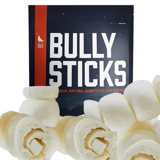 5-6” Beef Collagen Cheek Rolls (5 Pack) 100% Natural and Extra-Thick - Single-Ingredient - Long-Lasting for Big Dogs and Aggressive Chewers