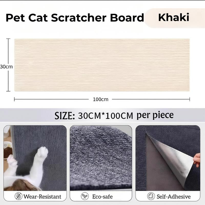 Cat Scratching Patches, Cat Scratcher Pads, Cuttable Wall Mounted Cat Scracher Mats, Protective Mat for Indoor Furniture, Pet Supplies, Wear-Resistant and Scratch Resistant