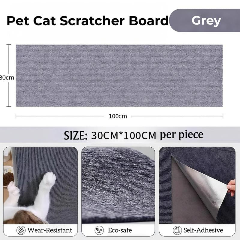 Cat Scratching Patches, Cat Scratcher Pads, Cuttable Wall Mounted Cat Scracher Mats, Protective Mat for Indoor Furniture, Pet Supplies, Wear-Resistant and Scratch Resistant