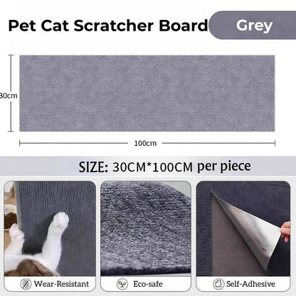 Cat Scratching Patches, Cat Scratcher Pads, Cuttable Wall Mounted Cat Scracher Mats, Protective Mat for Indoor Furniture, Pet Supplies, Wear-Resistant and Scratch Resistant