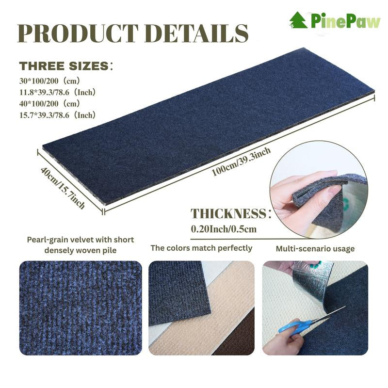 Cat Scratching Patches, Cat Scratcher Pads, Cuttable Wall Mounted Cat Scracher Mats, Protective Mat for Indoor Furniture, Pet Supplies, Wear-Resistant and Scratch Resistant