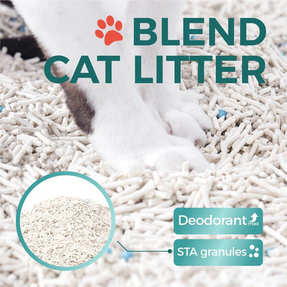 16.5Lb Tofu Cat Litter, Kitty Litter,Flushable Cat Litter,Odor Control Quick Clumping Low Dus,Suitable for Automatic Litter Boxest