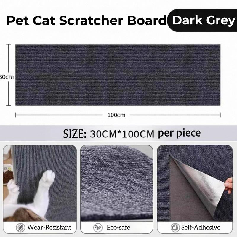 Cat Scratching Patches, Cat Scratcher Pads, Cuttable Wall Mounted Cat Scracher Mats, Protective Mat for Indoor Furniture, Pet Supplies, Wear-Resistant and Scratch Resistant