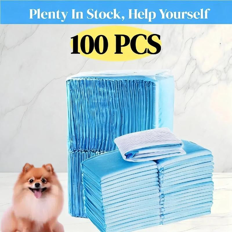 Pet Training Pads, 100Pcs Size XS Disposable Puppy Pee Pads Only Suitable for Puppies and Cats, Super Absorbent and Leak-Proof