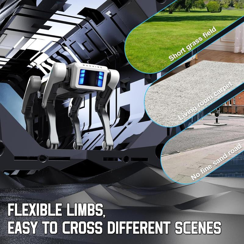 【Akeleo】Robot Dog, AI Smart Pet, Can Dance and Do Kung Fu, with App/Remote Control, Supports Motion Programming, an Ideal Gift for Children