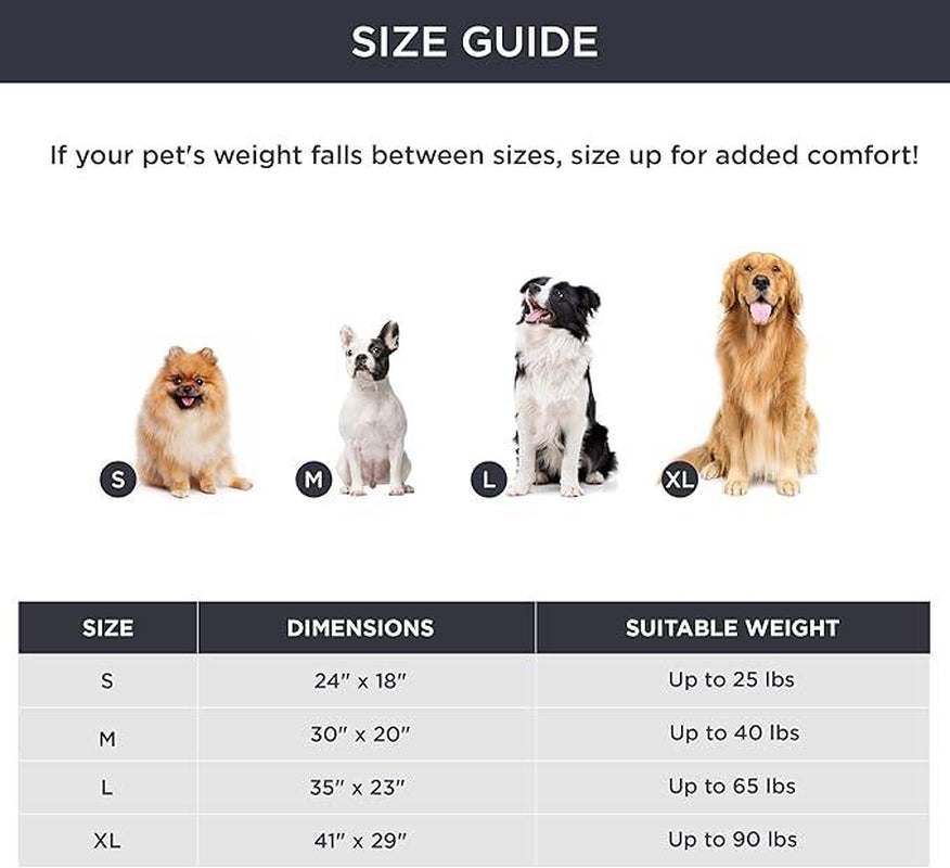 Bedsure Self Warming Pet Bed, Small Self Heating Pet Crate Pad, Thermal Extra Warm Mat Indoor & Outdoor, Non-Slip & Washable